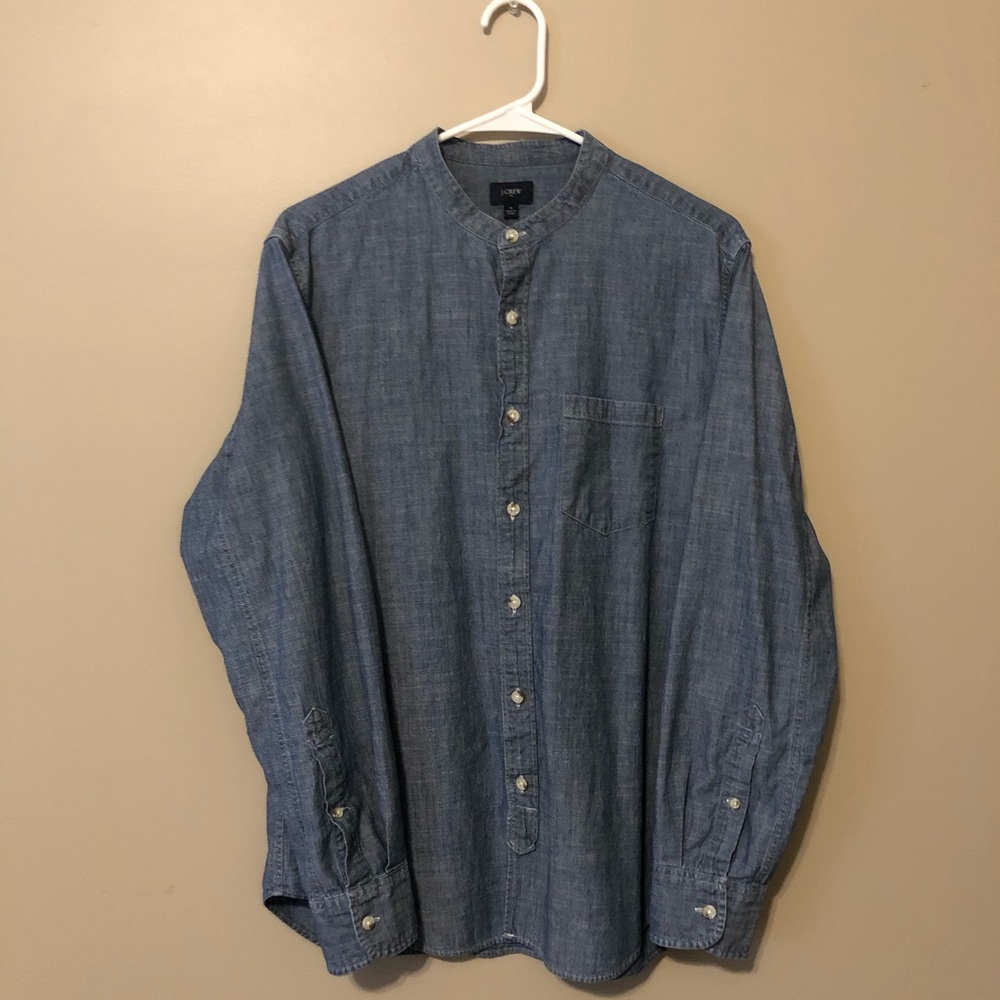 [JCREW] Long Sleeve Denim Button Shirt (M)